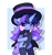 Size: 900x960 | Tagged: safe, artist:thejunebug, oc:flawless sparklemoon, :3, animated, animated png, belly, belly button, clothes, digital art, drop shadow, female, fusion, fusion:trixie, fusion:twilight sparkle, fusion:twixie, hat, hoof hold, horn, legwear, leotard, looking at you, magic wand, magician outfit, mare, oc, oc only, outline, passepartout, pixel art, semi-anthro, sexy, simple background, slapping, solo, stupid sexy flawless, tamers12345, thigh highs, top hat, unicorn