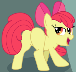 Size: 454x427 | Tagged: safe, artist:gutovi, apple bloom, bloom butt, butt, cropped, earth pony, female, filly, foal, foalcon, g4, imported from derpibooru, out of context, plot, pony, presenting, solo