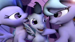 Size: 1920x1080 | Tagged: suggestive, artist:gmodsfmponiesaftermidnight, 3d, biting, cloudchaser, colt, ear bite, female, flitter, foal, foalcon, g4, implied threesome, imported from derpibooru, licking, male, mare, pegasus, pony, rumble, rumble gets both the mares, ship:flitterumble, ship:flitterumblechaser, ship:rumblechaser, shipping, source filmmaker, straight, straight shota