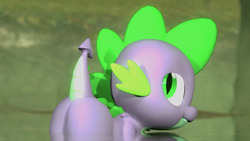 Size: 1366x768 | Tagged: suggestive, artist:sinkingstone, spike, 3d, bottom, butt, dragon, dragonbutt, foalcon, g4, gmod, imported from derpibooru, male, presenting, raised tail, solo, solo male