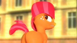 Size: 1366x768 | Tagged: suggestive, artist:sinkingstone, babs seed, 3d, bottom, butt, female, foalcon, g4, gmod, imported from derpibooru, plot, solo, solo female