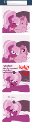Size: 880x3301 | Tagged: suggestive, artist:php199, abuse, bed, blushing, caught, cheerilee, cheeripinch, comic, dead source, earth pony, female, foalcon, g4, horn, implied incest, imported from derpibooru, incest, licking, oh dat cheerilee, pigtails, pony, ruby pinch, sweat, tumblr, unicorn