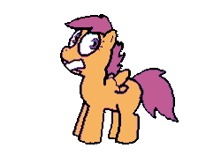Size: 496x368 | Tagged: suggestive, artist:pokehidden, rainbow dash, scootaloo, animated, butt, crotch tape, female, females only, foal, foalcon, frame by frame, g4, imported from derpibooru, lesbian, pegasus, plot, pony, ship:scootadash, shipping, simple background, transparent background