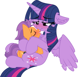 Size: 1500x1472 | Tagged: suggestive, artist:sherathoz, twilight sparkle, age difference, alicorn, blush lines, blush sticker, blushing, blushing profusely, butt, colt, colt on mare, commission, duo, ear fluff, eyes closed, female, floppy ears, foal, foalcon, g4, horn, imported from derpibooru, kissing, licking, looking at partner, looking at someone, looking pleasured, male, mare, mare on colt, partially open wings, plot, pony, ship:twitaps, shipping, simple background, size difference, straight, straight shota, tender taps, tongue out, transparent background, twilight is a foal fiddler, wings