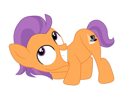 Size: 1900x1418 | Tagged: safe, artist:gmaplay, ass up, butt, colt, earth pony, foal, foalcon, g4, imported from derpibooru, look at my butt, male, plot, pony, simple background, solo, tender taps, transparent background
