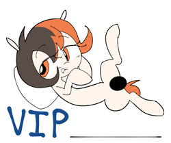 Size: 1332x1112 | Tagged: suggestive, artist:php197, oc, oc:monero, art pack:fillycon, art pack, badge, censored, earth pony, female, filly, foal, foalcon, imported from derpibooru, oc only, pony, simple background, solo, white background