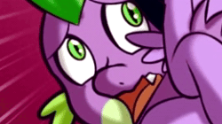 Size: 1280x720 | Tagged: suggestive, artist:anibaruthecat, spike, twilight sparkle, comic:back to magic kindergarten, age regression, ai assisted, ai content, ai voice, alicorn, animated, blushing, comic panel, cropped, dragon, edit, female, fifteen.ai, filly, filly twilight sparkle, foal, foalcon, g4, imported from derpibooru, male, meme, nudity, pony, she wants the d, shitposting, sound, webm, yelling, younger