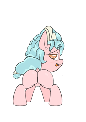 Size: 950x1356 | Tagged: suggestive, artist:happy harvey, alternate version, ass up, bow, butt, colored pupils, cozy glow, cozy glutes, ear fluff, female, filly, foal, foalcon, g4, hair bow, imported from derpibooru, looking at you, looking back, pegasus, phone drawing, plot, pony, presenting, raised tail, simple background, solo, spread legs, spreading, tail, tail bow, transparent background