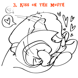 Size: 2048x2048 | Tagged: safe, artist:aj_yumesh1p, apple bloom, applejack, age difference, apple sisters, applecest, applejack's hat, blushing, caress, covering face, cowboy hat, duo, duo female, female, filly, filly on mare, floating heart, foal, foalcon, g4, hat, heart, implied kissing, imported from derpibooru, incest, kiss on the lips, kissing, leaning forward, lesbian, mare, pony, ship:bloomjack, shipping, siblings, sisters
