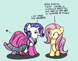 Size: 914x720 | Tagged: suggestive, artist:cabrony, artist:carnifex, fluttershy, rarity, spike, age difference, beneath clothes, clothes, color edit, colored, dialogue, dragon, dress, edit, eyes closed, female, foalcon, g4, heart, implied cunnilingus, implied oral, implied sex, imported from derpibooru, male, mare, offscreen sex, pegasus, pony, ship:sparity, shipping, softcore, stealth sex, straight, stuttering, thrill of almost being caught, tickling under clothes, trio, unicorn, wingless spike