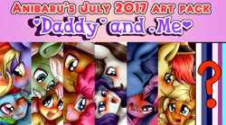 Size: 2622x1458 | Tagged: suggestive, artist:anibaruthecat, applejack, fluttershy, pinkie pie, rainbow dash, rarity, twilight sparkle, anthro, banned from derpibooru, bow hothoof, bowdash, bright mac, dad six, earth pony, father and child, father and daughter, female, foalcon, g4, gentle breeze, hondo flanks, igneous rock pie, imported from derpibooru, imported from twibooru, incest, lolicon, male, mane six, my little pony: friendship is magic, night light, patreon, pegasus, raincest, ship:bowdash, shipping, the perfect pear, underage, unicorn