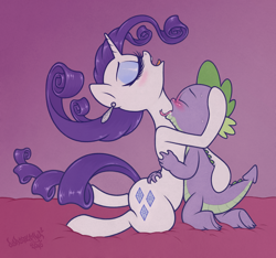 Size: 1280x1198 | Tagged: suggestive, artist:dubstepina, rarity, spike, dragon, duo, duo male and female, female, foalcon, g4, imported from derpibooru, interspecies, male, pony, ship:sparity, shipping, straight, unicorn