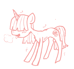 Size: 640x600 | Tagged: suggestive, artist:ficficponyfic, oc, oc:sensoria, anorexic, blind, colt quest, cyoa, female, foalcon, imminent sex, implied foalcon, imported from derpibooru, mare, monochrome, oc only, pony, prostitution, skinny, story included, thin