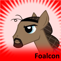 Size: 1024x1024 | Tagged: safe, derpibooru, earth pony, foalcon, frown, g4, imported from derpibooru, jesús pezuña, male, meta, official spoiler image, pony, side view, solo, spoiler image, spoilered image joke, stallion