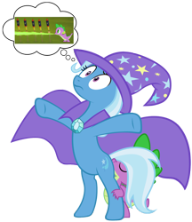 Size: 1135x1313 | Tagged: suggestive, artist:mrlolcats17, artist:porygon2z, spike, bipedal, blowing, butt kiss, dead source, dragon, dragonfire, edit, edited screencap, equestria games, eyes closed, female, fire, fire breath, fireworks, foalcon, from behind, g4, grabbing, hundreds of users filter this tag, implied oral, implied sex, imported from derpibooru, kissing, male, mare, my little pony: friendship is magic, pony, pun, screencap, ship:spixie, shipping, show accurate, show accurate porn, simple background, softcore, standing, thought bubble, transparent background, trixie, unicorn, vector edit, visual pun