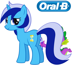 Size: 1206x1098 | Tagged: suggestive, artist:juniberries, spike, butt, dragon, edit, eyes on the prize, female, flank, foalcon, from behind, g4, imported from derpibooru, love, male, minu-ass, minuette, oral, plot, pony, ship:spigate, shipping, show accurate, simple background, straight, toothbrush, toothpaste, transparent background, unicorn, vector