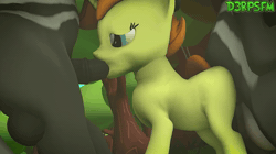 Size: 1280x720 | Tagged: explicit, artist:d3rpsfm, 2026, 3d, animated, balls, blank flank, blowjob, changeling, changeling male on filly action, changeling on filly action, facefuck, female, filly, foal, foalcon, g4, genitals, group sex, horn, horsecock, imported from derpibooru, male, mmf threesome, no sound, nudity, older, older pumpkin cake, oral, outdoor sex, outdoors, penetration, penis, pony, pumpkin cake, sex, source filmmaker, spitroast, swallowing, swallowing cum, tail, tail aside, threesome, tree, unicorn, vaginal, webm