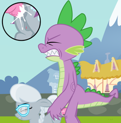 Size: 3799x3871 | Tagged: explicit, silver spoon, spike, .svg available, anal, anal creampie, ass up, barbed penis, braid, butt, creampie, cum, cumming, doggy style, dragon, dragon dick, dragon on filly, dragon on filly action, dragon on pony action, dry anal orgasm, dry orgasm, duo, duo male and female, earth pony, eyes closed, female, filly, floppy ears, foal, foalcon, from behind, g4, genitals, glasses, greed spike, gritted teeth, hands free, imported from derpibooru, inset, interspecies, male, nudity, older, older spike, orgasm, outdoor sex, outdoors, penetration, penis, pony, raised tail, sex, ship:silverspike, shipping, show accurate, show accurate porn, side view, silverbutt, simultaneous orgasm, straight, svg, tail, teenage spike, teenaged dragon, teenager, teeth, tight ass, tight fit, vector, vulva