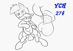 Size: 1754x1240 | Tagged: explicit, artist:bun_burst, oc, advertisement, age difference, anatomically correct, anus, biting, commission, creampie, cum, cumming, duo, duo male and female, ear bite, female, filly, filly on stallion, floppy ears, foal, foalcon, g4, genitals, horsecock, imported from derpibooru, male, nudity, penetration, penis, ponut, pony, sex, simple background, stallion, stallion on filly, straight, vaginal, vaginal secretions, vulva, white background, your character here