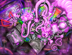 Size: 3326x2546 | Tagged: explicit, artist:qlop, oc, oc:mercury shine, oc:ravebounce, ahegao, alternate version, anal beads, anatomically correct, antenna, aphrodisiac, barcode, bdsm, blushing, bodysuit, bondage, box, brainwashed, brainwashing, buttplug, cable, cables, captured, chains, clitoris, clopfic in description, clothes, commission, complex background, cuffs, cute, dazed, dildo, doubleheaded dildo, duo, duo female, earth pony, earth pony oc, electricity, encasement, exclamation point, eyes rolling back, female, femsub, filly, filly on filly, flower, flower in hair, foal, foalcon, full face mask, gas, gas mask, gloves, heart, high res, horn, hypno eyes, hypnogear, hypnotic, hypnotic gas, imported from derpibooru, indoors, insertion, kaa eyes, latex, latex gloves, latex leggings, latex socks, latex suit, lesbian, lidded eyes, machine, magic suppression, mask, mercury shine actually having a pretty good time, metal, mind break, mind control, multiple variants, newspaper, nudity, oc only, open mouth, paddle, panicking, penetration, pony, respirator, rubber, rubber drone, rubber suit, scared, screen, screwdriver, screws, sex, sex toy, shiny, socks, spiral, spirals, story included, submissive, syringe, tank (container), tech control, tongue out, trapped, tube, unicorn, unicorn oc, vaginal, vaginal insertion, visor, vulva, wrench, young