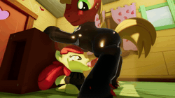 Size: 1920x1080 | Tagged: explicit, artist:foxxgamingxl, apple bloom, 3d, age difference, animated, applecest, big macintosh, blowjob, brother and sister, clothes, cum, duo, earth pony, equine, facefuck, facial, female, female pov, filly, first person view, foal, foalcon, g4, genital fluids, genitals, hasbro, horse, horsecock, imported from derpibooru, incest, indoors, latex, latex clothes, latex suit, male, mammal, my little pony: friendship is magic, nudity, offscreen character, offscreen female, oral, penis, pony, pov, sex, ship:macbloom, shipping, siblings, skinsuit, sound, stallion, stallion on filly, straight, webm, widescreen, young