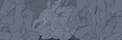 Size: 4800x1600 | Tagged: explicit, grimdark, artist:dtcx97, princess flurry heart, shining armor, alicorn, anal, anal creampie, anal orgasm, ass up, balls, bent spoon position, blood, blowjob, changeling, changeling male on filly action, changeling male on mare, changeling male on stallion, changeling on filly action, changeling on mare action, changeling on pony action, changeling on stallion, creampie, cum, cum while penetrated, cumming, doggy style, equal opportunity lewd, erection, eyes closed, family, female, filly, foal, foalcon, from behind, g4, gay, genitals, grayscale, group sex, hands free, horn, imported from derpibooru, interspecies, male, male changeling, male on male rape, medial ring, monochrome, mounting, nudity, oral, orgasm, orgasm cumshot, penetration, penis, pony, princess cadance, rape, sex, simple background, simultaneous orgasm, sketch, straight, unicorn, wings