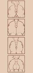 Size: 480x1075 | Tagged: explicit, artist:cold-blooded-twilight, babs seed, diamond tiara, silver spoon, anatomically correct, anus, backsack, balls, buns seed, butt, clitoris, comic, cozy glow, cozy glutes, diamond buttiara, dock, earth pony, foal, foalcon, futa, futa babs seed, futa filly, g4, genitals, imported from derpibooru, intersex, line-up, monochrome, nudity, pegasus, penis, plot, plotline, ponut, pony, presenting, presenting pussy, silverbutt, simple background, tail, tan background, vaginal secretions, vaginal secretions dripping, vulva, vulvar winking