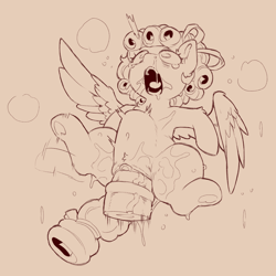 Size: 1200x1200 | Tagged: explicit, grimdark, artist:cold-blooded-twilight, abdominal bulge, abuse, ahegao, big penis, clitoris, cozy glow, cozybuse, crying, disembodied penis, drool, female, female focus, filly, foal, foalcon, forced, g4, genitals, horsecock, imported from derpibooru, large penetration, medial ring, nudity, open mouth, pegasus, penetration, penis, pony, rape, screaming, sex, solo focus, spread legs, spreading, tongue out, vaginal, vaginal secretions, vulva