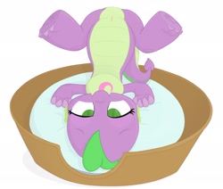 Size: 2170x1839 | Tagged: explicit, artist:sphereray500, spike, barb, clitoris, dragon, female, foalcon, g4, imported from derpibooru, my little pony: friendship is magic, nudity, rule 63, secret of my excess, solo, solo female, vulva, vulvar winking
