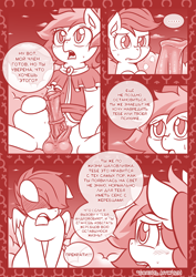 Size: 800x1131 | Tagged: explicit, artist:vavacung translation, oc, oc:filly fooling, comic:filly fooling(rus), ..., bow, clothes, cloud, colt, comic, crossdressing, cyrillic, dialogue, duo, duo male and female, edit, erection, female, female oc, femboy, filly, foal, foalcon, g4, genitals, hair bow, horsecock, imported from derpibooru, male, monochrome, nudity, oc x oc, orientation play, pegasus, penis, pony, rumble, russian, shipping, sky, speech bubble, straight, teenager, tomboy, translation, translator:repitt