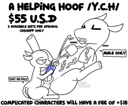 Size: 1448x1199 | Tagged: explicit, artist:follyfilly, oc, advertisement, annoyed, anus, assisted masturbation, commission, commission info, commission open, cum, cum on body, cumming, dock, female, filly, foal, foalcon, genitals, gritted teeth, hoofjob, horsecock, imported from derpibooru, male, masturbation, nudity, orgasm, orgasm cumshot, penetrable sex toy, penis, pony, sex toy, size difference, spread legs, spreading, stallion, tail, teeth, text, vagina, ych example, young, your character here