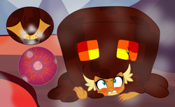Size: 2736x1688 | Tagged: explicit, artist:badumsquish, series:smolder's scandalous sex life, alternate version, an egg being attacked by sperm, angry, blushing, cloaca, cloacal penetration, derpibooru exclusive, dominant, dragon, dragon lands, dubious consent, egg cell, female, foalcon, from behind, frown, g4, genitals, glare, gritted teeth, horns, imported from derpibooru, impregnation, interspecies, lava, lava pool, lying down, magma cube, mating press, minecraft, multiple pregnancy, nudity, outdoor sex, outdoors, penetration, pinned, prone, sex, sharp teeth, shipping, show accurate, show accurate porn, slime, smoke, smolder, spermatozoon, spread legs, spreading, steam, teenaged dragon, teeth, unusual sperm cell, volcano, weird lizzer hole