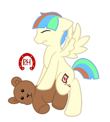 Size: 1162x1283 | Tagged: questionable, artist:caughtredhoofed, oc, oc:eager canvas, colt, fetish, foal, foalcon, humping, imported from derpibooru, male, oc only, pegasus, plushie, plushophilia, pony, simple background, softcore, solo, teddy bear, transparent background