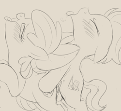 Size: 1963x1809 | Tagged: explicit, artist:dtcx97, apple bloom, ahegao, apple bloom's bow, balls, blushing, bow, colt, colt on filly, duo, duo male and female, earth pony, eyes closed, female, filly, foal, foalcon, g4, genitals, hair bow, imported from derpibooru, male, monochrome, nudity, open mouth, penetration, pony, sex, ship:tenderbloom, shipping, sketch, straight, tender taps, the cmc's cutie marks, tongue out, vaginal
