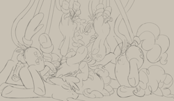 Size: 5500x3200 | Tagged: explicit, artist:dtcx97, pinkie pie, abdominal bulge, anal, anatomically correct, anus, balloonbutt, balls, belly, belly button, blank flank, bondage, brother and sister, butt, cake family, cake twins, carrot cake, colt, crotchboobs, cum belly, cum inflation, cup cake, double penetration, earth pony, equal opportunity lewd, erection, eyes closed, female, filly, flared, foal, foalcon, fun for the whole family, g4, genitals, horn, horsecock, imported from derpibooru, inflation, male, mare, medial ring, monochrome, multiple penetration, nipples, nudity, open mouth, pegasus, penetration, penis, pony, pound cake, pumpkin cake, sex, siblings, sketch, stallion, tentacle bondage, tentacle porn, tentaclepie, tentacles, tentacles on colt, tentacles on female, tentacles on male, tongue out, twins, underhoof, unicorn, upside down, vaginal, vulva, wall of tags