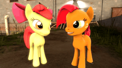 Size: 1280x720 | Tagged: questionable, artist:gassipons, apple bloom, babs seed, 3d, animated, bloom butt, buns seed, butt, enjoying farts, face fart, fart, fart eating, fart fetish, fart in mouth, featureless crotch, fetish, foalcon, g4, imported from derpibooru, outdoors, plot, pony, sound, source filmmaker, visible sniffing, webm