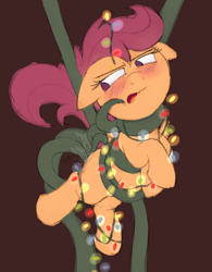 Size: 1501x1923 | Tagged: explicit, artist:dtcx97, scootaloo, anal, blank flank, blushing, bondage, christmas, christmas lights, double penetration, female, filly, foal, foalcon, g4, holiday, imported from derpibooru, multiple penetration, part of a set, pegasus, penetration, pony, sex, simple background, solo, solo female, tentacle bondage, tentacle porn, tentacles, tentacles on female, tentacles on filly, vaginal