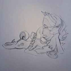 Size: 3060x3061 | Tagged: explicit, artist:fandiamond, diamond tiara, silver spoon, :t, anus, blushing, braid, cunnilingus, duo, duo female, earth pony, eyes closed, female, filly, filly on filly, foal, foalcon, g4, genitals, hands free, imported from derpibooru, jewelry, lesbian, lineart, nudity, oral, orgasm, ponut, pony, pony on pony action, sex, ship:silvertiara, shipping, squirting, tiara, vaginal orgasm, vaginal secretions, vaginal secretions in mouth, vulva