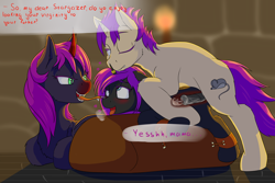 Size: 6000x4000 | Tagged: explicit, artist:coreboot, oc, oc:darkaito, oc:midnight moon, oc:midnight stargazer, age difference, ahegao, bdsm, bondage, creampie, cum, cum in uterus, doggy style, father and child, father and daughter, female, filly, foal, foalcon, from behind, imported from derpibooru, incest, internal cumshot, male, mounting, nudity, oc only, open mouth, penetration, penis, pony, sex, stallion, stallion on filly, straight, this will end in pregnancy, tied down, tongue out, uterus, vaginal, vampony, virgin, x-ray