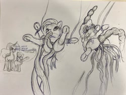 Size: 1280x960 | Tagged: explicit, artist:hexado, babs seed, diamond tiara, princess celestia, 30 minute art challenge, abdominal bulge, all the way through, all three filled, anatomically correct, anus, blowjob, cheerilee, double penetration, earth pony, egg, egg insertion, female, foalcon, g4, imported from derpibooru, insertion, large insertion, multiple penetration, nudity, oral, oral penetration, oviposition, penetration, penis, pony, sex, tentacle blowjob, tentacle porn, tentacles, tentacles on female, threesome, throat bulge, traditional art, triple penetration, vaginal, vulva