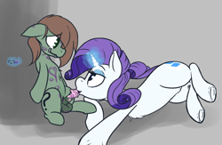 Size: 1034x675 | Tagged: explicit, artist:storyteller, rarity, oc, oc:anon, balls, blowjob, cock kissing, colt, earth pony, eyeshadow, female, fetish, foal, foalcon, g4, horsecock, imported from derpibooru, kiss mark, kissing, lipstick, lipstick fetish, lipstick on balls, lipstick on penis, makeup, male, mare, mare on colt, nudity, oral, penis, pony, sex, sitting, straight, straight shota, underhoof, unicorn