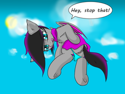 Size: 4000x3000 | Tagged: explicit, artist:scarrly, oc, oc:scarrly, anus, bat pony, blue underwear, butt, casual nudity, clothes, dialogue, female, foalcon, imported from derpibooru, nudity, oc only, panties, panties pulled down, plot, ponut, pony, skirt, slit, solo, solo female, underhoof, underwear, upskirt, vulva, wardrobe malfunction