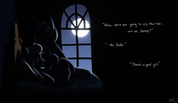 Size: 1920x1112 | Tagged: grimdark, questionable, artist:zed001, silver spoon, spoiler:fanfic, abuse, earth pony, fanfic art, father and child, father and daughter, female, foal abuse, foalcon, g4, imported from derpibooru, incest, male, pony, rape, sex, spoonabuse, story included, straight