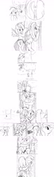 Size: 1400x4531 | Tagged: explicit, artist:tg-0, fluttershy, rainbow dash, spike, anal, anatomically correct, anus, big macintosh, blowjob, comic, cum, dragon, earth pony, female, foalcon, foursome, full comic, g4, glory hole, grayscale, group sex, imported from derpibooru, lesbian, licking, licking cock, male, monochrome, nudity, oral, pegasus, penetration, penis, ponut, pony, precum, sex, sex toy, ship:flutterdash, ship:fluttermac, ship:flutterspike, ship:rainbowspike, shipping, straight, strapon, surprise sex, surprised, threesome, tongue out, tree, vagina, vaginal secretions, vulva