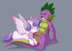 Size: 3507x2480 | Tagged: explicit, artist:exelzior, princess flurry heart, spike, blowjob, dragon, eyes closed, female, foalcon, g4, high res, imported from derpibooru, interspecies, male, nudity, open mouth, oral, penis, sex, ship:flurryspike, straight
