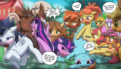 Size: 1313x750 | Tagged: explicit, artist:lumineko, apple bloom, applejack, button mash, rainbow dash, scootaloo, sweetie belle, twilight sparkle, aftersex, age difference, alicorn, anatomically correct, anus, apple juice, balls, bedroom eyes, blushing, butt, casual sex, clitoris, colt, colt dumbbell, colt hoops, colt on mare, commission, creampie, cum, cum string, cumming, cutie mark crusaders, descriptive noise, dialogue, doggy style, drool, dumbbell, exhibitionism, eyes closed, female, filly, filly on filly, filly on mare, floppy ears, foal, foal orgy, foalcon, from behind, g4, glazed dick, gritted teeth, group sex, hoops, horsecock, imported from derpibooru, indian summer, juice, lesbian, looking at you, male, mare, mare on colt, noi, nudity, one after another, orgasm, orgy, outdoor sex, outdoors, penetration, penis, plot, ponut, pony, ponyville schoolhouse, public sex, public use, rumble, sex, sex noises, smiling, source needed, speech bubble, spread wings, squirting, straight, straight shota, trembling, tribadism, twilight is a foal fiddler, useless source url, vaginal, vaginal orgasm, vaginal secretions, vulva, watching, wingboner, wingding eyes, wings, younger
