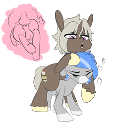 Size: 1280x1345 | Tagged: explicit, artist:sourspot, oc, oc:frozen mudslide, oc:silver shaper, age difference, anal, anal creampie, anal orgasm, balls, balls deep, colt, creampie, cum, cum while penetrated, cumming, earth pony, foal, foalcon, gay, hands free, horsecock, imported from derpibooru, larger male, male, mounting, nudity, oc only, orgasm, orgasm cumshot, penetration, penis, pony, pony on pony action, rear view, sex, silverslide, simultaneous orgasm, size difference, smaller male, stallion, stallion on colt, tongue out, unicorn