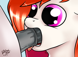 Size: 2500x1842 | Tagged: explicit, oc, oc:ruby guko, anonymous artist, bat pony, blowjob, colt, crotch bulge, deepthroat, drool, duo, duo male, foal, foalcon, gay, horsecock, human teeth, imported from derpibooru, male, mawshot, nudity, oc only, open mouth, oral, penis, pony, sex, simple background, tongue out, young