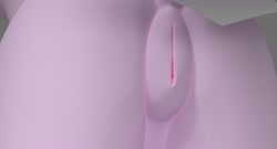 Size: 1627x878 | Tagged: explicit, artist:anon-0df3, 3d, blender, blender cycles, derpibooru exclusive, female, filly, foal, foalcon, imported from derpibooru, nudity, pony, simple background, vulva, wip
