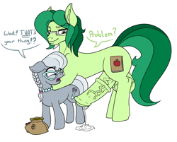 Size: 1460x1173 | Tagged: explicit, artist:002a, artist:appelknekten, silver spoon, oc, oc:appel, appel in ponyville, balls, big balls, big penis, canon x oc, color edit, colored, derpibooru exclusive, earth pony, edit, female, filly, foal, foalcon, g4, glasses, horsecock, imported from derpibooru, impossibly large penis, large balls, male, nudity, penis, pony, precum, prostitution, shocked, stallion, stallion on filly, straight, text